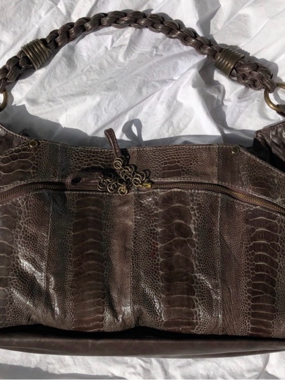 R&Y Augousti luxury slouchy shoulder bag